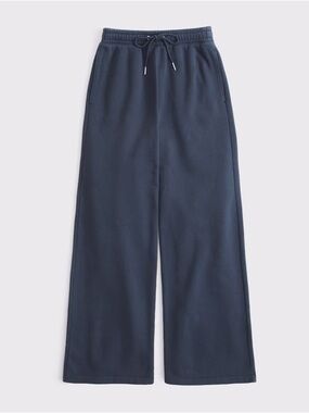 Abercrombie & Fitch High Rise Sunday Wide Leg Sweatpant